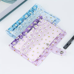 Daisy A6 Binder w/ 45 Pages of Loose Leaf Paper, Colorful PVC Hand Account Book