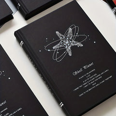 Gothic Starry Shell Starfish Journal Notebook