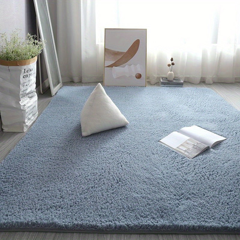 Modern Plush Living Room Rug Soft and Durable Floor Mat for Bedroom Bedside