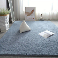 Modern Plush Living Room Rug Soft and Durable Floor Mat for Bedroom Bedside