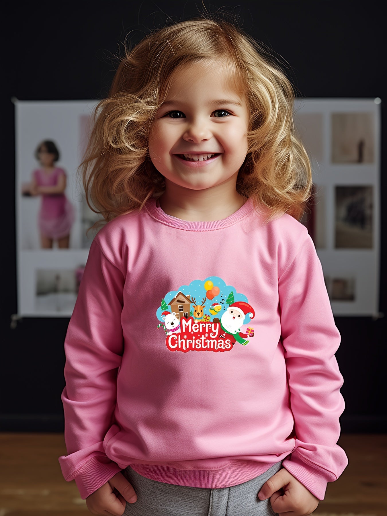 Comfy Crew Neck Sweatshirt Christmas Gift