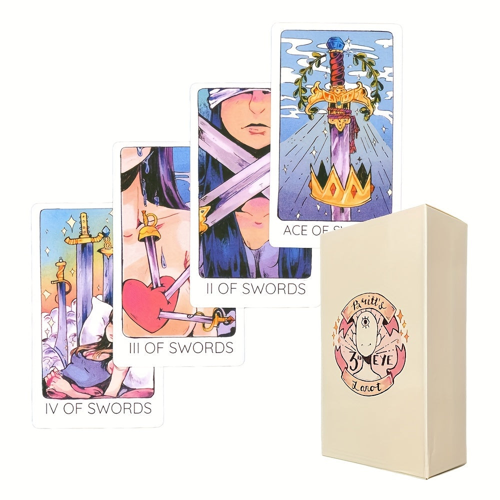Britt's Third Eye Tarot Card Party Game Divination Board