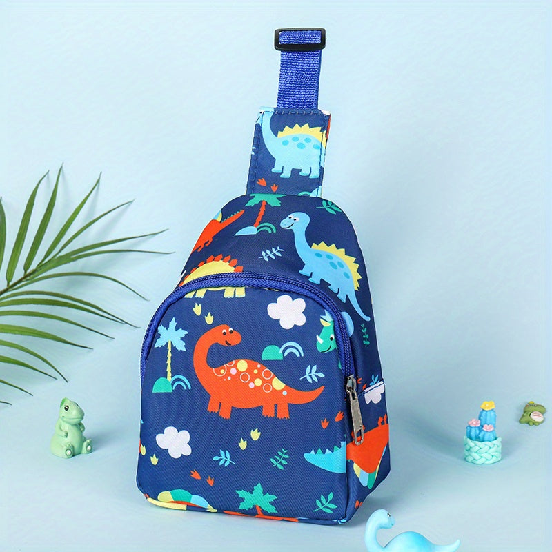 Kids Dino Unicorn Print Crossbody Bag with Coin Purse