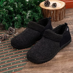Men's Memory Foam Cozy Slippers With Fleece Lining