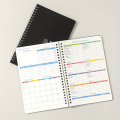 PVC Hardcover Budget Planner w/ Expense Tracker - Manage Money Effectively