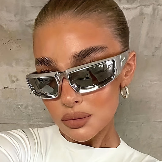 Y2K Mirror Lens Sunglasses Outdoor UV400
