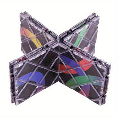 Magic Folding Puzzle Cube 18 8 Sided Illusion Brain Teaser for Birthdays