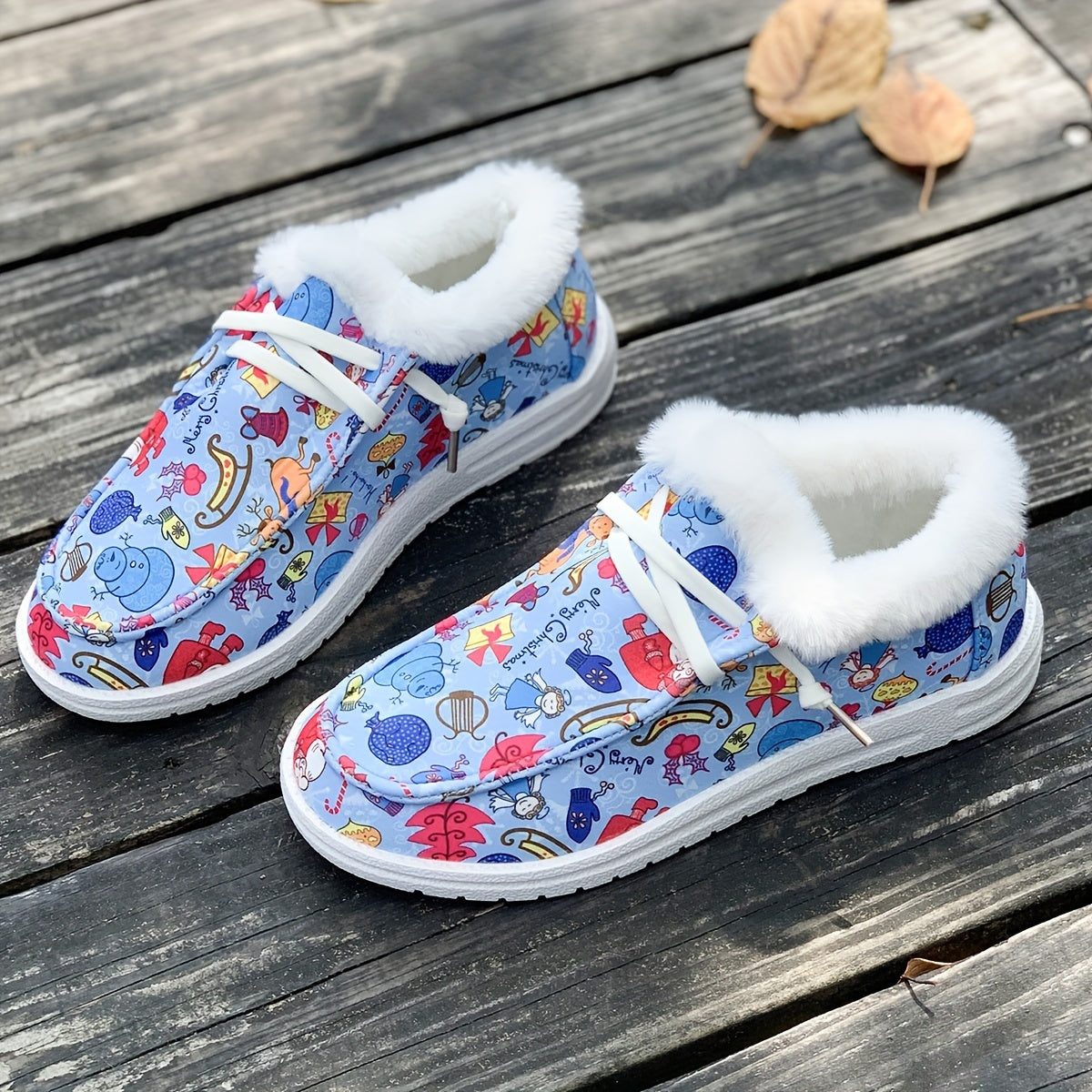 Women's Cartoon Snow Boots Non Slip Warm Winter Shoes