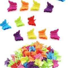 50pcs Butterfly Hair Claw Minimalist Accessory