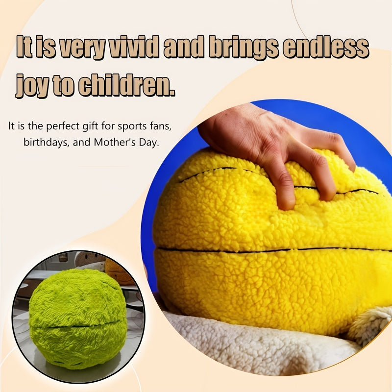 Smiling Face Basketball Plush Toy Soft Stuffed Animal