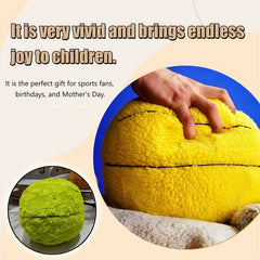 Smiling Face Basketball Plush Toy Soft Stuffed Animal