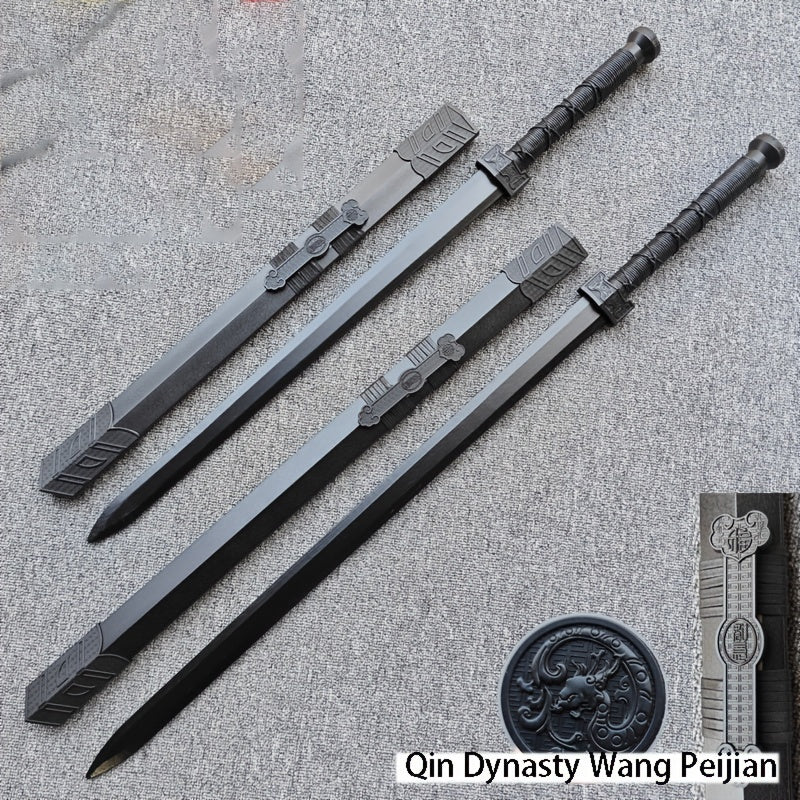 Wooden Samurai Sword With Sheath Halloween Decorative Props