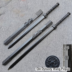 Wooden Samurai Sword With Sheath Halloween Decorative Props