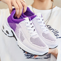 Women's Ombre Non slip Running Shoes Breathable & Lightweight Sports Shoes
