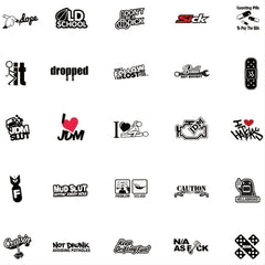 50pcs JDM Graffiti Stickers Waterproof DIY Decoration Materials