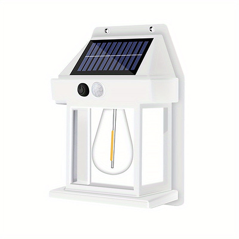 LED Solar Wall Light Motion Sensor Garden Light Dusk To Dawn Outdoor Lighting