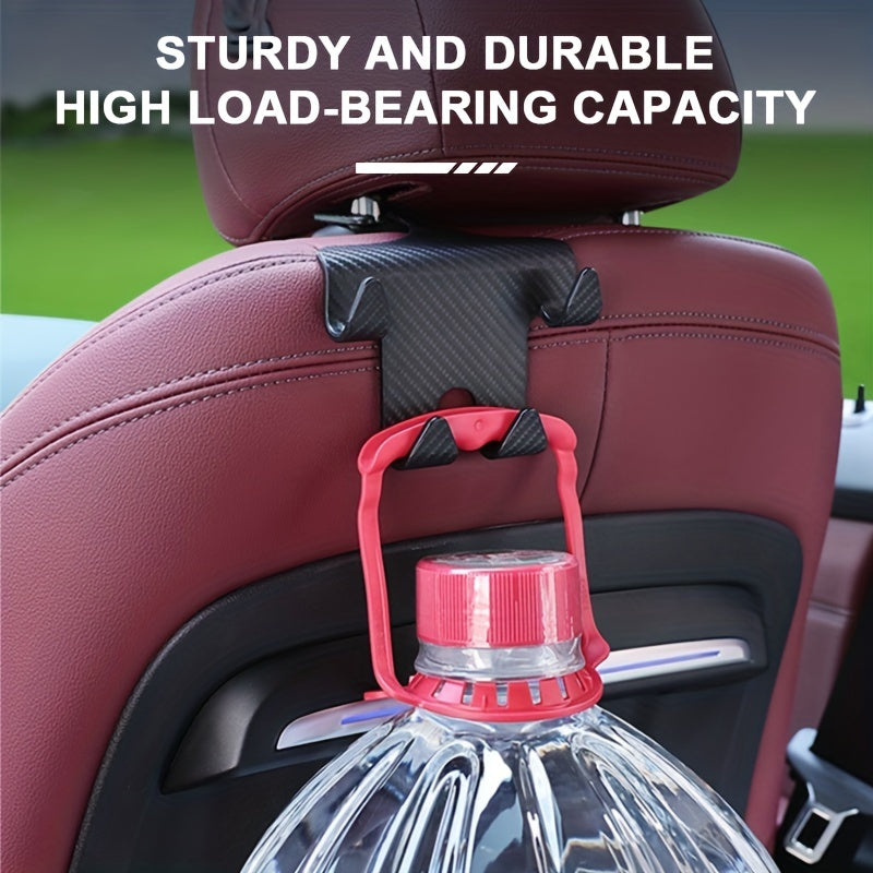 Car Hook Carbon Fiber Mobile Phone Hook Bracket