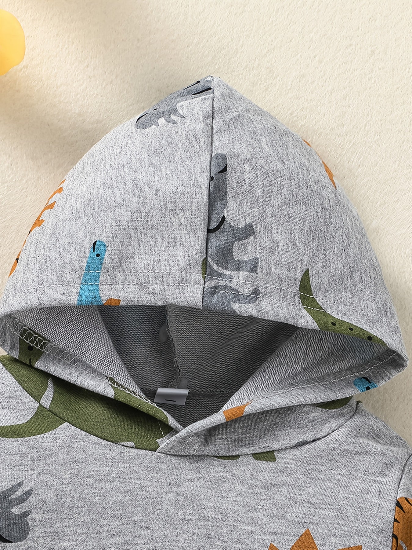 Boys Dinosaur Pullover Hoodie Pants Set Outfit Baby Clothes
