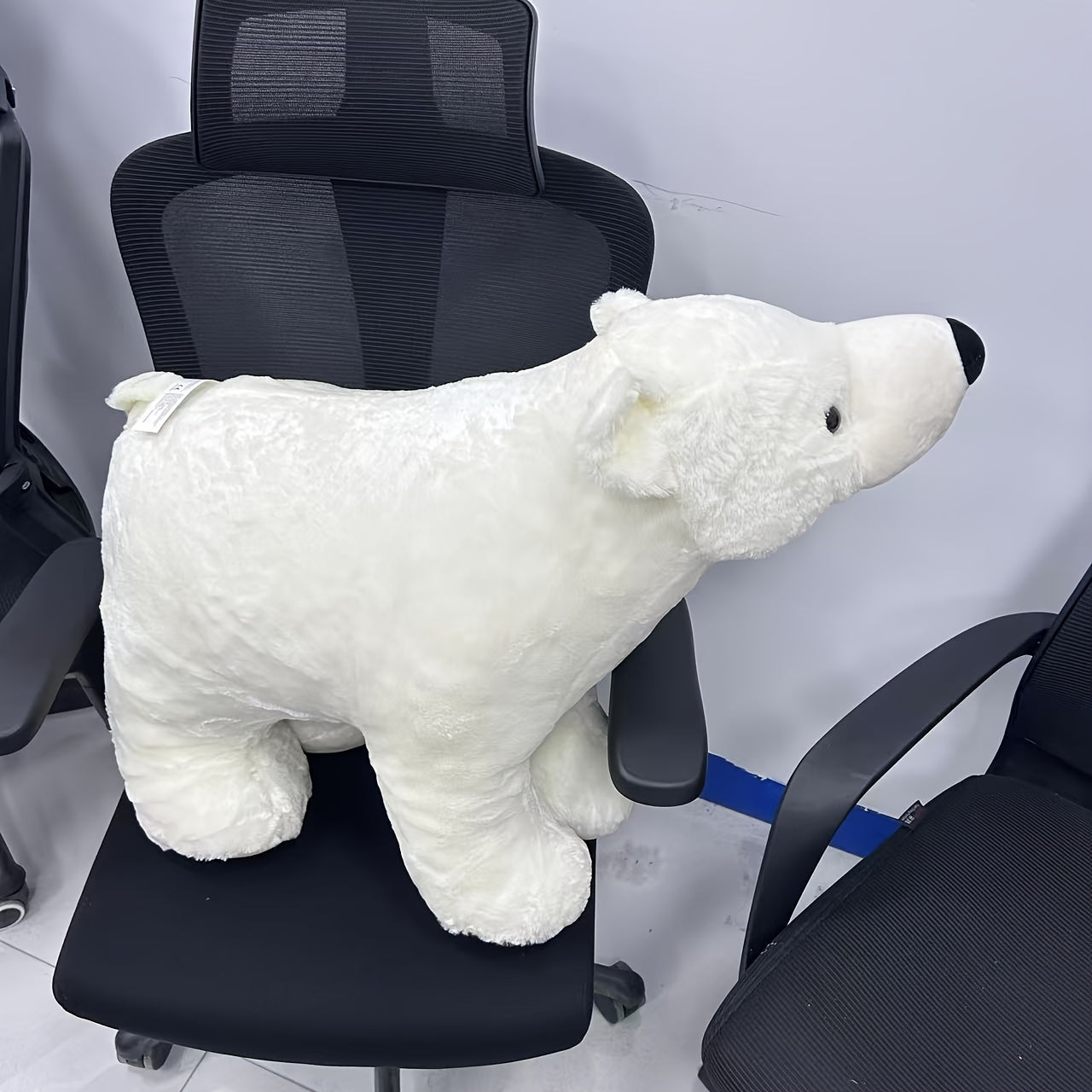 Soft Polar Bear Plush Doll Gift for Kids - Birthday Halloween Christmas
