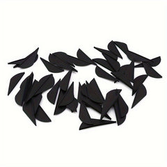 50pcs Arrow Vanes 5.08 Cm Fletching Shield Drop Shape Feather