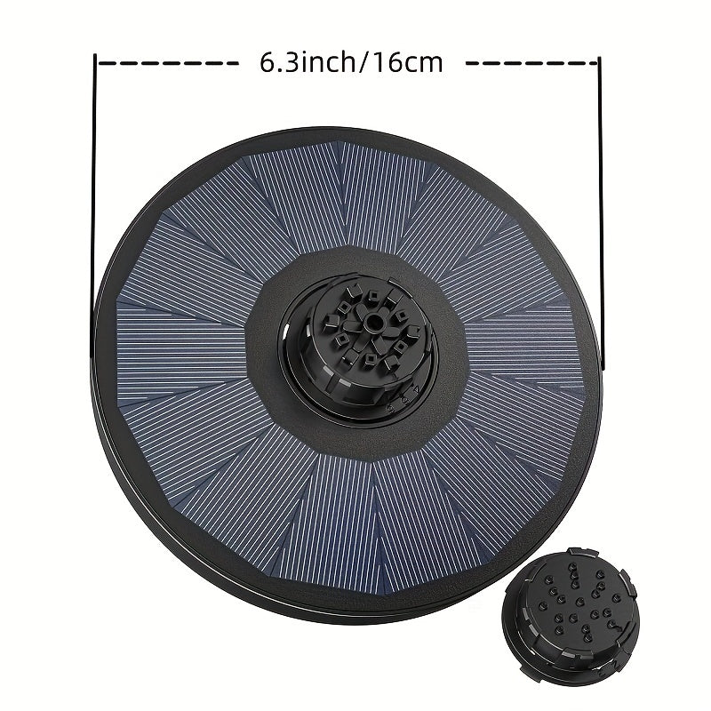 Solar Fountain Upgraded 4 in 1 Nozzle 2.2W Solar Powered Fountain Pump