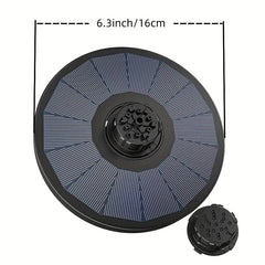 Solar Fountain Upgraded 4 in 1 Nozzle 2.2W Solar Powered Fountain Pump