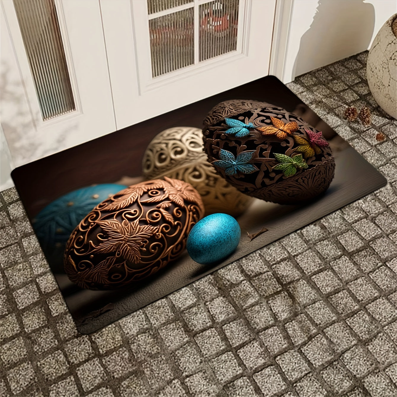 Magic Egg Pattern Rug Washable Carpet for Home Decor