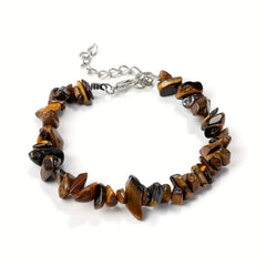 Natural Crystal Stone Irregular Bohemian Style Bracelet