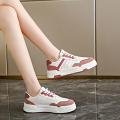 Low Cut Lace Up Skate Shoes Wear Resistance Non Slip Flat Sneakers