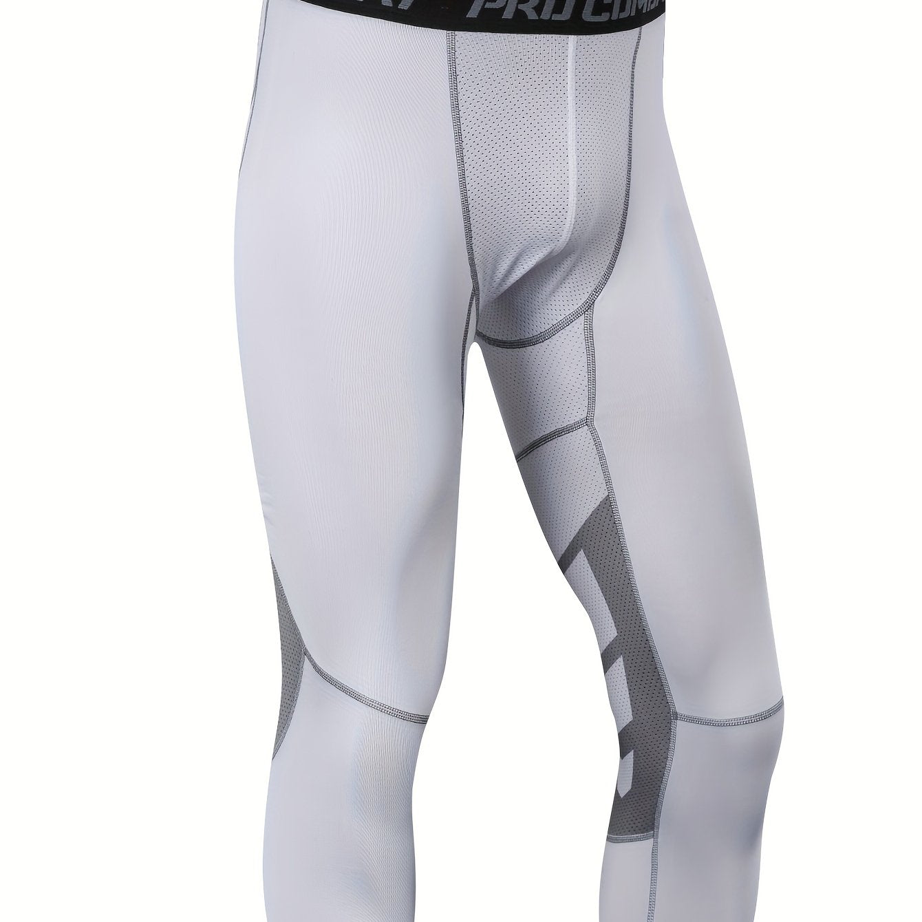 Men's Stretch Long Compression Pants Gym Fitness Leggings