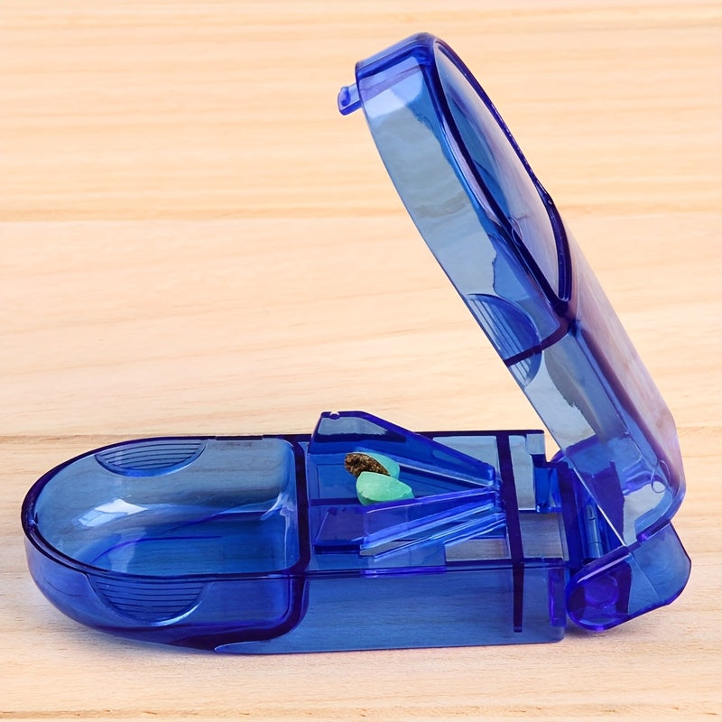Health Management Pill Cutter with Compartment