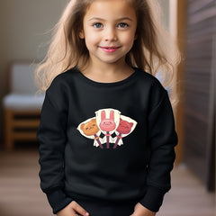 Cartoon Lollipop Sweatshirt for Kids Comfy Pullover Gift