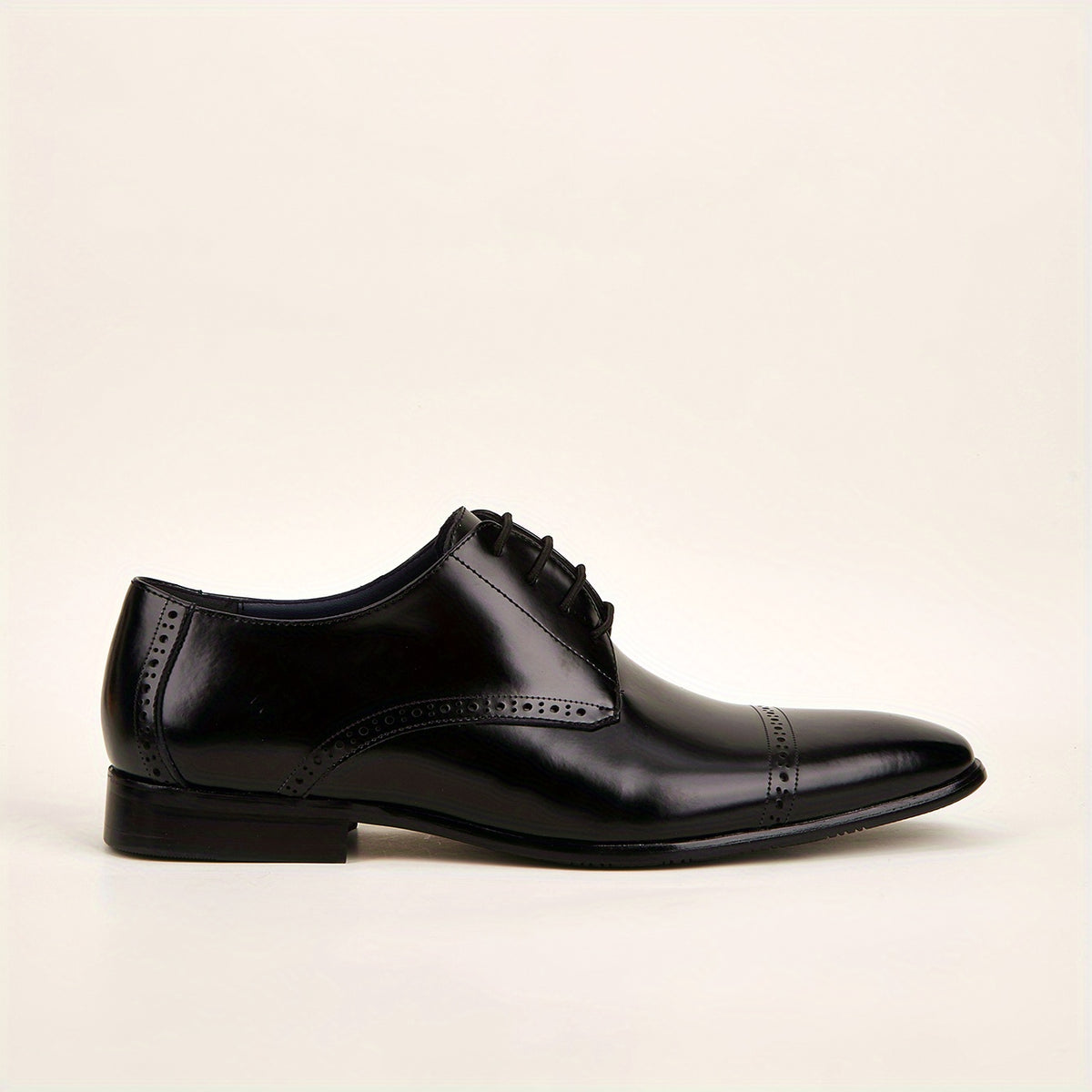 Men's Brogue Derby Shoes Cap Toe Dress Shoes Business Formal Wedding
