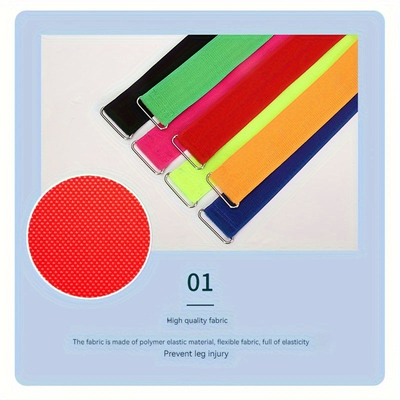 3 Legged Race Bands Elastic Tie Rope for Adults Outdoor Fun Game