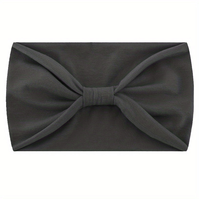 Solid Headband Elastic Wide Cloth Headband For Sports Yoga Daily Use
