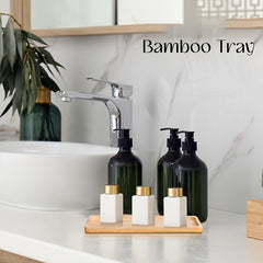 Bamboo Coffee Cup Storage Tray for Snacks Fruits Vegetables