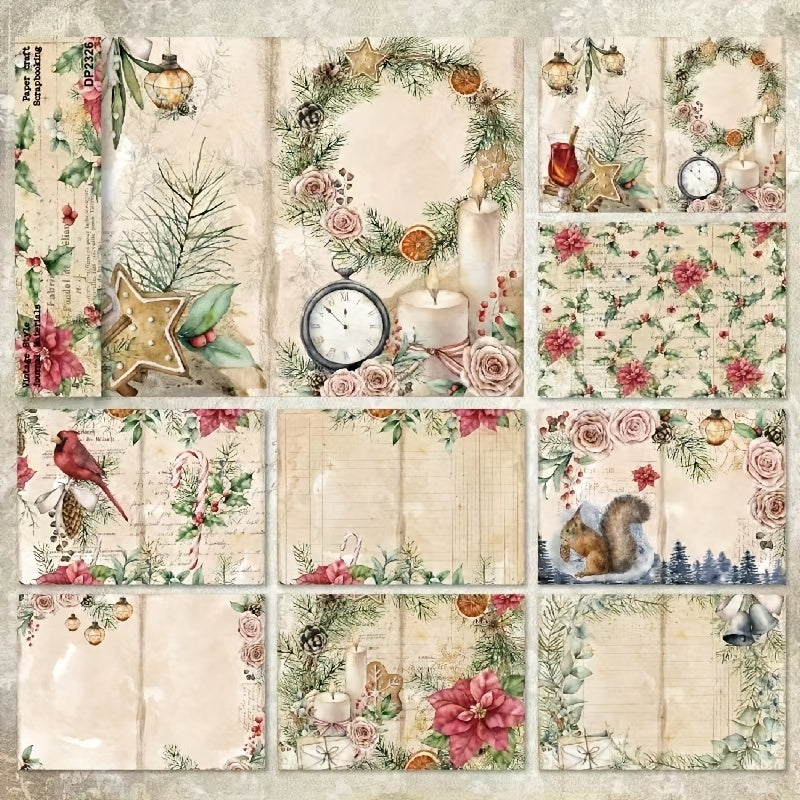 A5 Single Sided Pattern Paper DIY Scrapbook Background Paper