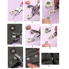 Snap Fasteners Pliers Tool Case Set