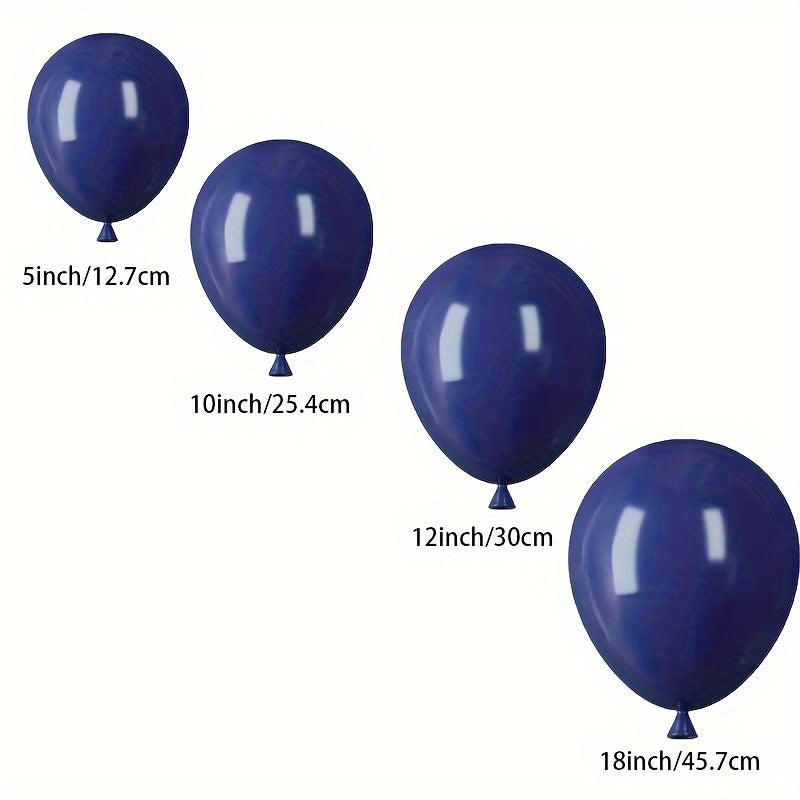 200pc Dark Latex Balloon Starry Sky Balloon 12.7x25.4x30.48cm