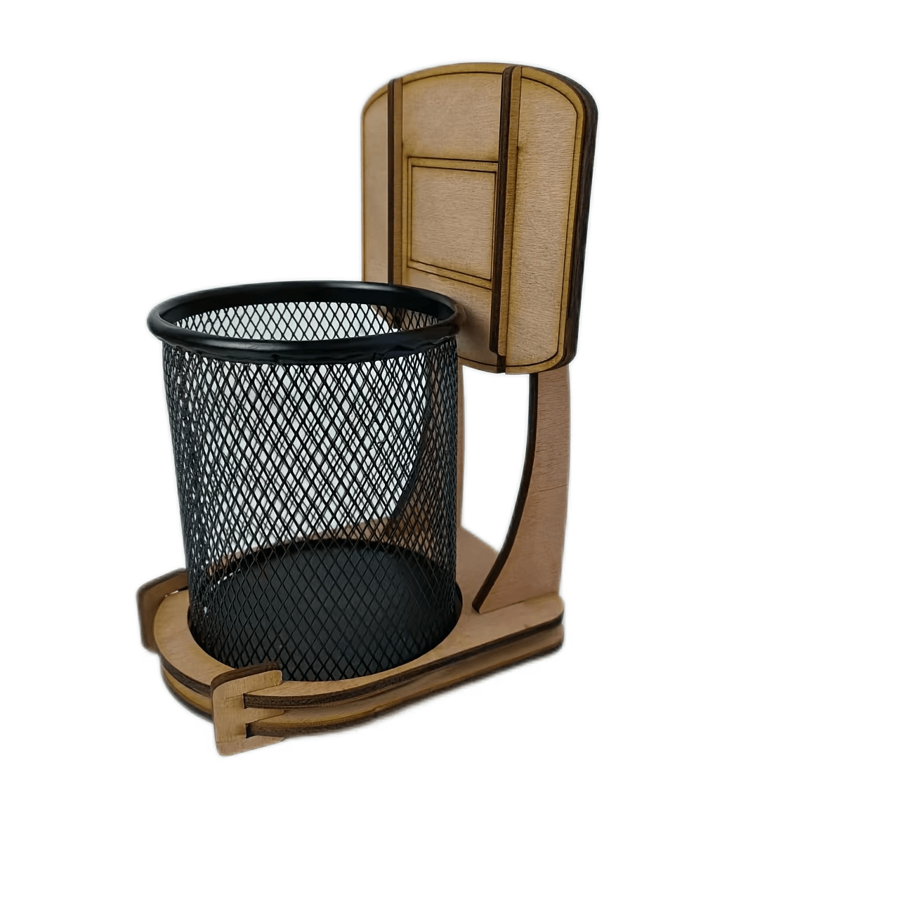 Mini Basketball Stand with Tube Storage Rack Pen Holder - School Teacher's Gift