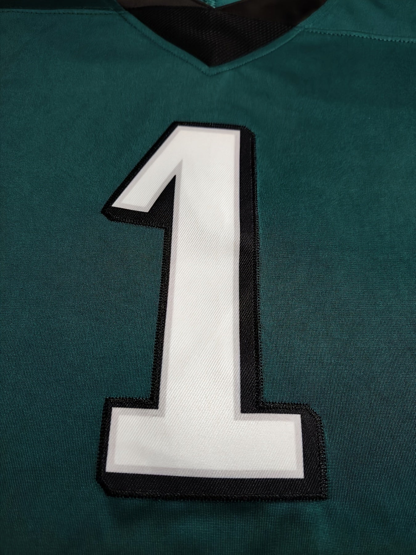 Women's American Football Jersey Embroidered V Neck Short Sleeve T-shirt