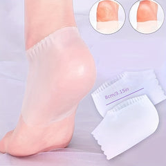 Ultra-thin Silicone Heel Protector Prevents Foot Cracks