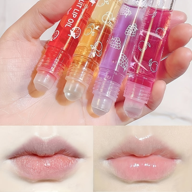 Long Lasting Moisturizing Lip Balm Fruity Flavors Glossy Lip Make up