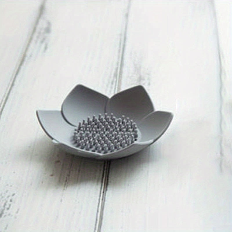 Lotus Flower Soap Dish with Drainage for Bathroom Shower