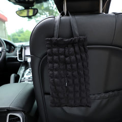 Car Tissue Box Grid Design Seat Hanging Drawout Tissue Box Car Interior