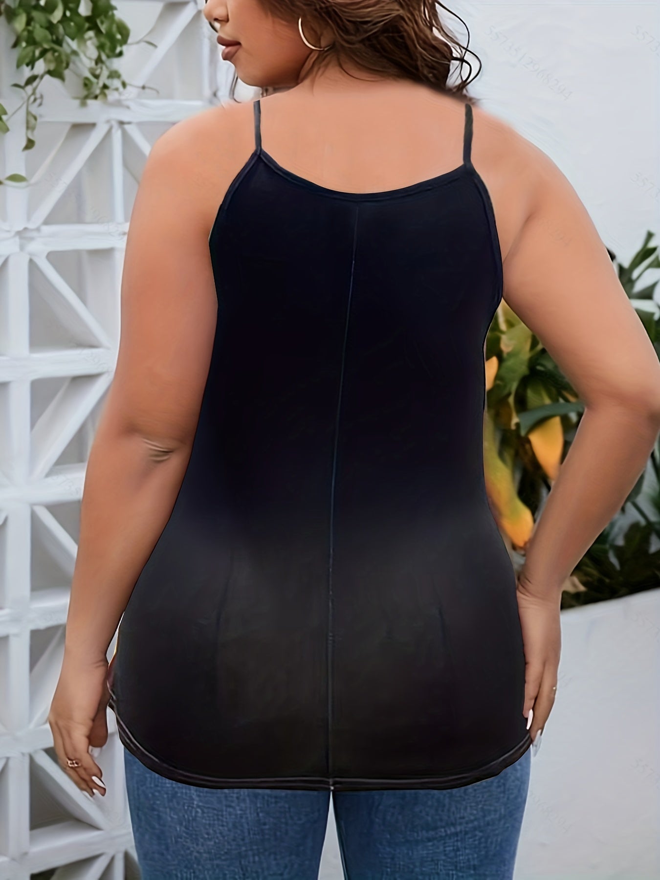  Coloblock Stripe & Heart Print Cami Top