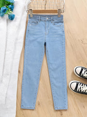 Girls Ripped Jeans Skinny Slim Fit Denim Pants