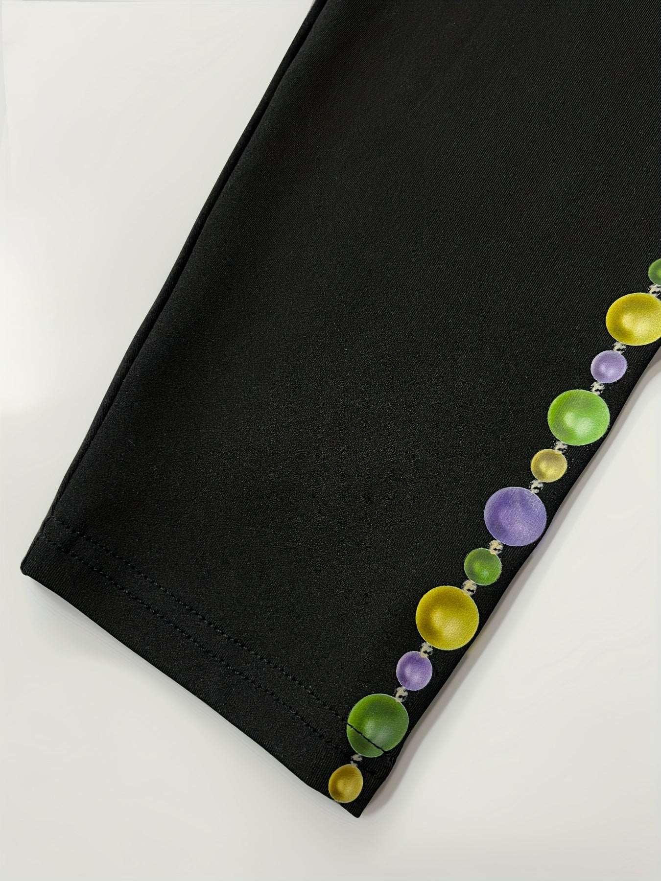  Colorful Dot Print High Rise Skinny Leggings