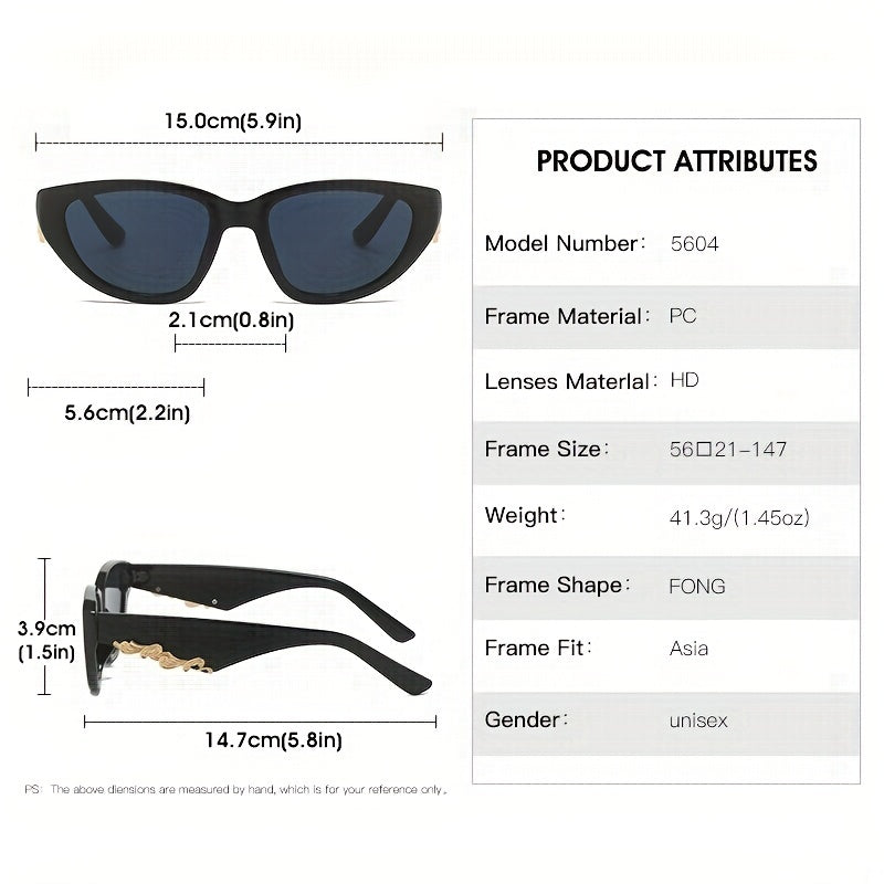 Retro Cat Eye Sunglasses Women Summer Outdoor Shades Block Tortoiseshell