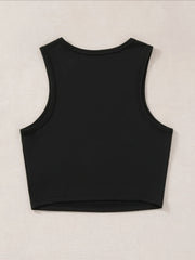 Dinosaur Print Crop Tank Top for Women